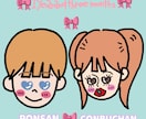 ポップでかわいい似顔絵イラストお描きします 似顔絵イラスト、アイコンイラスト、オリジナルグッズの作成 イメージ1