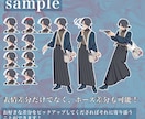 TRPGやIRIAMの立ち絵描きます 立ち絵などを作成します！貴方だけの推し、作りませんか？ イメージ3