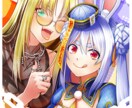 人物イラスト★お好みのイラストお描きします イラスト・サムネ・キャラデザなど 商用利用もOK ※別途料金 イメージ3