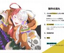 可愛いイラスト描きます イラスト、立ち絵キャラデザに加え、安い早い丁寧を心掛けてます イメージ2