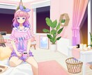Vtuberキャラデザ〜モデリング全工程承ります 低価格でイラスト・パーツ分け・Live2D・SDキャラ制作！ イメージ8