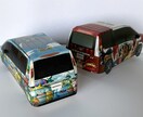 ラッピングカーをペーパークラフトで制作します 宣伝・広告・ノベルティに。販売用やダウンロードサイト用にも。 イメージ3