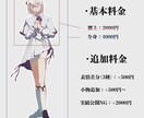 TRPG・配信等に使用できる立ち絵を制作します キャラクターのイメージにピッタリな立ち絵を制作します！ イメージ2