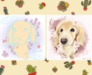 あなたの【かわいこちゃん】心を込めて描きます スペ/英文でオシャレに！リアル/繊細タッチ イメージ2