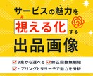 ココナラで埋もれないサムネイル/出品画像制作します 修正回数無制限&ラフ3案から選べるデザインで安心 イメージ1