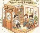 先生のお悩み聞きます 職場では話せない！学校のこと、子供のこと、保護者のこと イメージ1