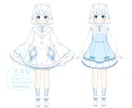 ふわっとかわいいVTuberを制作します VTuber用キャラクターデザイン、モデリング イメージ6