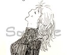 手描きの線画や絵をゆるやかに製作します ほっとするあたたかな風合いのイラストをお届け イメージ1