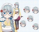 イラスト〜モデリングまで！可愛いモデル作成します キャラデザ〜モデリング、三面図、キービジュアル全て揃います！ イメージ4