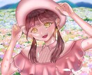 鮮やかで綺麗な女の子のイラストを作成します キャラクターが際立つ鮮やかなイラスト、使用用途は相談可能 イメージ2