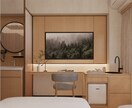 ホテル向け｜客室・共用部の内観パースを制作します ✨空間の魅力を伝える、高品質CGをご提供します イメージ2