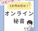 リピーター様用｜1ヶ月から実務サポートいたします バックオフィス・YouTube・SNS運用補助まで対応 イメージ1