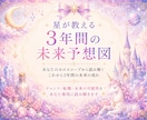 3年間の未来予想図を作成します 星が教える3年間の未来予想図 ～これから3年間の未来の流れ～ イメージ1
