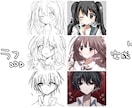 萌えかわいい！アイコンお描きします 肩上〜バストアップのイラスト制作 イメージ3