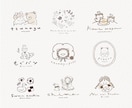 あたたかくやさしい手描きのかわいいロゴを制作します ［修正無制限］Aiデータ込・想いが届くロゴに! イメージ7