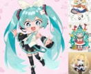細部もしっかり！デフォルメちびキャラクター描きます 細部までしっかり！デフォルメ・ミニ・ちびキャラクター描きます イメージ3