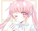 アナログ水彩風の萌え系アイコン描きます アイコン / ヘッダーを鮮やかな水彩風でお描きします！ イメージ5