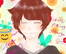 誕生日イラスト、ペア画等描きます 大切なSNSの友達に形あるプレンゼントを贈りませんか？？ イメージ2