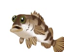 元水族館飼育員が水生生物のイラスト描きます イラスト、解説版、SNSのアイコン等に イメージ4