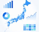 47都道府県 汎用統計データ集をお渡しします 47都道府県の基本統計28指標を収録した汎用素材集 イメージ1