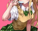 人物、特に女の子をメインとしたイラストを制作します オリキャラや推しをえっちでかわいいイラストにしたい方へ イメージ3