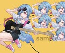 歌ってみたサムネイラストをお描きします サムネイルから自分らしさを出して行きませんか イメージ9