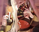 艶感、色気のある女性イラストを制作します 上品、色気、かっこいい、ギャルなど様々なジャンル描きます！ イメージ4