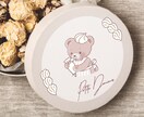 ５名様限定☆繊細で上品なロゴイラストをお作りします 女性向けの可愛らしく優美なデザイン。SNSやショップカードに イメージ6