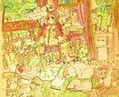 ごちゃごちゃした世界観の可愛い絵を描きます (スマホの背景･アイコンなどの用途に!) イメージ3