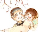 柔らかい印象で似顔絵を描きます ウェルカムボードやインテリア、端末壁紙等でご利用頂けます。 イメージ5