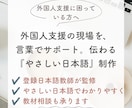 伝わらない不安を解消！各種資料を作成・監修します 日本で暮らす・働く方の言語レベルに合わせ伝わる資料へリライト イメージ1