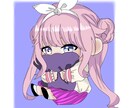 イラスト全般作成承ります SNSアイコン ヘッダー/一枚絵/夢絵/SDイラスト イメージ2