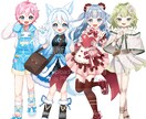 実績50件↑ポップで可愛い立ち絵を制作いたします 商用利用込！実績50件超のプロが描く高品質な可愛い立ち絵制作 イメージ2