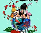 心に残る、彩り豊かなイラストをお届けします ◆装画、イメージアート、アイコン等◇お気軽にご相談ください イメージ9