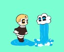 あなたの『かわいい』をポップに描きます 目がモクモクのかわいい子たちであなたのアイコン作ります☁️ イメージ8