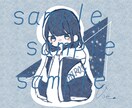優しい雰囲気のイラストを描きます シンプルでゆるかわな、貴方だけのオリジナルアイコンです♡ イメージ2