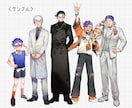 TRPG/配信用に使える一枚絵・立ち絵描きます イラスト全般対応◎中毒性・ドラマチックな作画おまかせください イメージ4