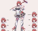 オリジナルキャラクターをデザインします かっこいい、可愛い、ファンタジー系、マシン系、何でもOK！ イメージ1