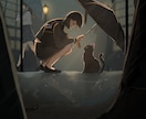 1枚絵、立ち絵、アイコン、色んなものを描きます 想像通りのイラストを共に作り上げます イメージ1