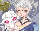アニメや漫画タッチの人物イラスト描きます ほんわか･かわいい･シンプル･ミニキャラ･デフォルメOK！ イメージ1