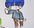 手描で可愛いポップなイラストかきます アイコン作成、表紙、キャラクター作成、グッツデザインなど⭐ イメージ3