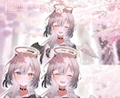 歌ってみたMV・一枚絵・グッズイラストを制作します リピート多数！丁寧なやり取りで初めての方も安心です イメージ4