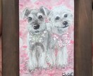 犬猫ペットなんでも描きます デジタルでは味わえない手描きの思い出を手のひらサイズに イメージ3