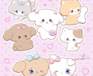 ワンちゃんネコちゃんイラスト描きます ワンちゃんネコちゃんをキャラクター化します イメージ3
