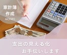 支出の見える化★「家計簿作成」お手伝いします １か月分のレシート集計代行／ＦＰ＆３児ママがサポート イメージ1