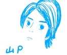 単色で似顔絵描きます iPad ProとApple Pencilで描きます！ イメージ1