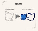 オリジナルクッキー型(※取手付き)作ります 大切な人への特別な贈り物等にどうぞ イメージ5