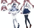 キャラデザ、立ち絵制作いたします 歌い手、実況者等、自分のキャラを視覚化したい方へ！ イメージ1
