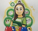 10名様限定価格！色鉛筆でイラストを描きます 似顔絵や、ペット、かわいいキャラまで3000円で描きます！ イメージ3