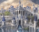 迫力のあるファンタジーイラストを描きます ドラゴン、人物、背景の全てに物語を感じるのイラスト イメージ6